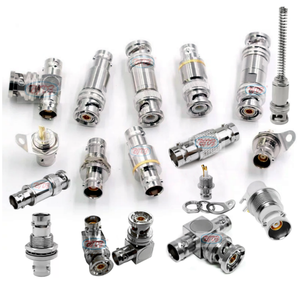 BNC ba trục Cáp kết nối với 1553b PL75-47 mùa xuân trb ba trục BNC Nam Bảng điều khiển gắn kết Hàn BNC PCB đồng trục Nữ kết nối - Product Image 1