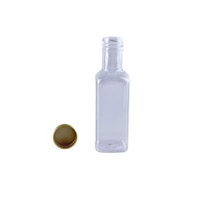 Square Pet <b>Plastic</b> Beverage <b>Bottle</b> 50ml With Screw Cap For Wine And Beverage Packaging Transparent <b>Empty</b> <b>Bottle</b> Cross Border E - Product Image 4