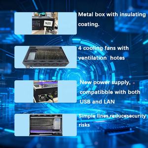 กล่องฟาร์มโทรศัพท์พร้อมช่องต่อ USB/OTG และอีเธอร์เน็ต สำหรับการเลี้ยงสมาร์ทโฟนรุ่น <span class=keywords><strong>S7</strong></span>/S8/S8+/S9/S10 ความจุ <span class=keywords><strong>64GB</strong></span> RAM/ROM - Product Image 3