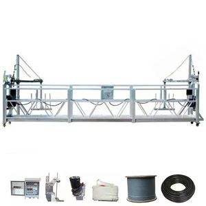 Plataforma Suspendida para Trabajo en Altura ChinaLifting Equipment ZLP500/ZLP630/ZLP800/ZLP1000 con Postes de Acero Ajustables Galvanizados ZLP500/ZLP630/Z - Product Image 1