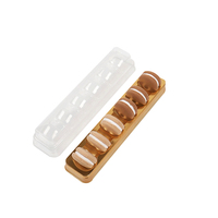 Custom Clear Disposable Plastic Tray for Macaron Cookie Packaging Available in 3 6 9 Sizes Blister Boxes for Macaron Donut