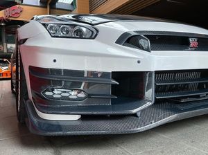 Pour <span class=keywords><strong>Nissan</strong></span> <span class=keywords><strong>GTR</strong></span> R35 mise à niveau <span class=keywords><strong>2024</strong></span> TS Style Kit de carrosserie de pare-chocs avant de voiture en Fiber de carbone sèche - Product Image 5