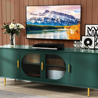 Meubles TV muraux modernes intégrés flottants en bois, prix de gros du fabricant, pour salon