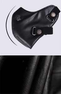 <span class=keywords><strong>Masque</strong></span> anti-poussière personnalisé en <span class=keywords><strong>cuir</strong></span> PU léger de style <span class=keywords><strong>vintage</strong></span>, adapté à l'utilisation avec un casque de <span class=keywords><strong>moto</strong></span> - Product Image 6