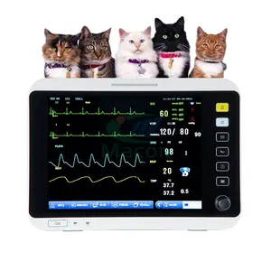 MC12v Leistungs starke Funktionen Veterinär-Vitalzeichen-Multiparameter-Monitor für Tierkliniken