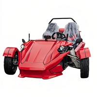 Trike Ztr à essence 3 roues ATV 350cc moto tout-terrain course Go Cart Quad Bike