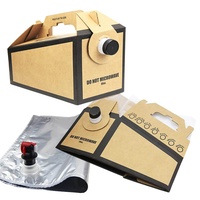 10 litres 20 litres sac dans une boîte pour huile de noix de coco huile d'arachide huile de cuisson sac dans une boîte emballage en plastique liquide écologique