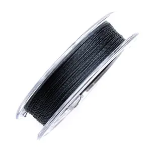 PE braided fishing line black color 150m braided wire