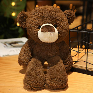 Peluches de tamaño personalizado de alta calidad para bebé, juguetes relajantes de peluche de oso marrón claro - Product Image 2