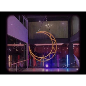 Nuovo Design 2025: Cerchio per Yoga Aereo Lyra, Cerchio per Acrobazie e Spettacoli Circensi, Moon Hoop - Product Image 4