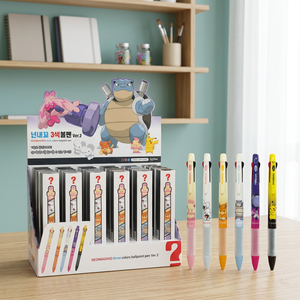 Bolígrafo Coreano Pokemoned You're Mine de 3 Colores, 0.7mm, Vol. 2, Set de 24 Piezas, Tinta Multicolor, Personaje Adorable Pikaed, Regalo para Estudiantes - Product Image 2