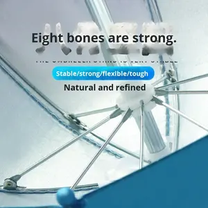 OVIDA Petite taille, cadre robuste, logo personnalisé, <span class=keywords><strong>ouverture</strong></span> manuelle, housse de téléphone pour moto, mini parapluie, accessoires pour moto - Product Image 2