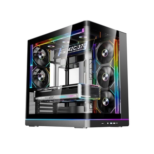 Caja de <span class=keywords><strong>PC</strong></span> K-285ATXB-Curved de Vidrio Templado Curvo para Juegos, ATX, Refrigeración Líquida de 360, Tipo-C, Directo de Fábrica - Product Image 6