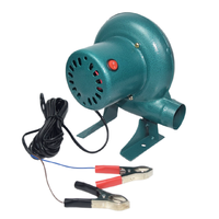 Ventilateur souffleur à vitesse réglable DC12V pour foyer, assistance à la combustion pour poêles et barbecues