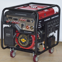 Générateur de soudage à essence portable Holfill 250A-4.0 8.0KW, économique, 220/380V, refroidi par air