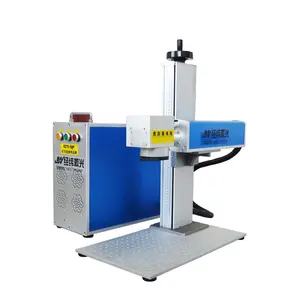 High Quality And Efficient Autofocus Split Type Fiber Laser Marking Machine With Rotating Device