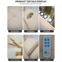 Lit de soin électrique JOXIN avec appui-tête réglable, éclairage LED de base et mousse haute densité pour les cliniques de beauté