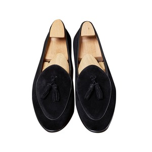 Zapatos transpirables de verano para hombre, elegantes mocasines retro hasta el tobillo con acabado de gamuza, botines con flecos, mocasines retro con detalles de flecos - Product Image 4