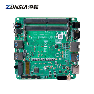 Zunsia Oem Nuc Pc Board 12e Gen <span class=keywords><strong>Core</strong></span> I3 <span class=keywords><strong>I5</strong></span> I7 Dual Lan 2.5G 2 * Ddr5 100*100Mm 2 * Hd/Type-C Robot Industriële Computer Moederbord - Product Image 2
