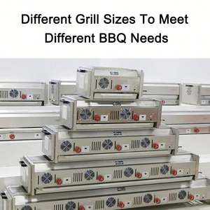 Griglia a Gas Commerciale A8-3 Senza Fumo per Ristoranti, GPL o Gas Naturale, Macchina per Barbecue da Tavolo con Superficie Piatta per <span class=keywords><strong>Kebab</strong></span> - Product Image 5