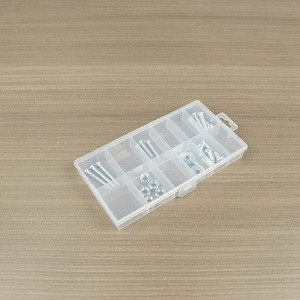 Transparent Plastic <b>Storage</b> <b>Box</b> 12 Grids 14.6x7.7x1.8cm For Screws Buttons Jewelry <b>Small</b> Parts Sorting Packaging - Product Image 4