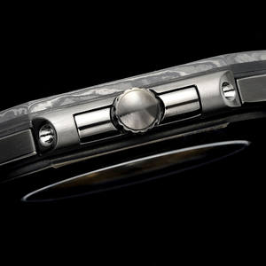 Montre mécanique pour homme, cadeaux de Noël, luxe, rétro, décontractée, boîtier octogonal en fibre de carbone, cadran vert, affichage de la date, montre-bracelet - Product Image 4