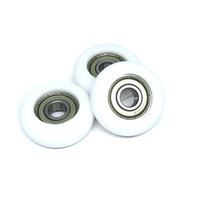 Roulettes de coffre pliantes en plastique à faible bruit 608ZZ 8x36x10mm