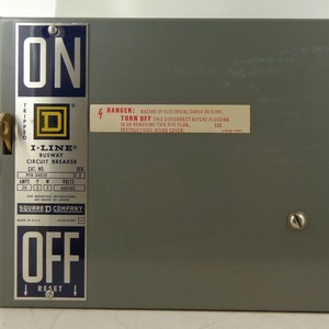 Disjoncteur Square D PFA-34020 20A 480VAC Triphasé, unité enfichable pour rail de distribution - Product Image 3