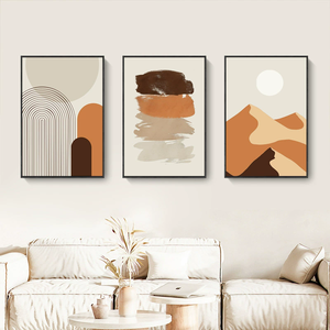 Impressions d'art mural de style graffiti minimaliste moderne pour la décoration du salon, toile 40x60cm - Product Image 1
