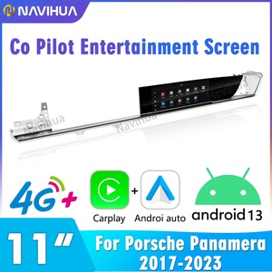 เครื่องเล่นดีวีดี Navihua ระบบนำทาง Android Carplay พร้อมระบบนำทาง GPS ระบบความบันเทิง Co-pilot เครื่องเล่นมัลติมีเดีย วิทยุ สำหรับรถยนต์ Panamera ปี 2017-2023 - Product Image 2
