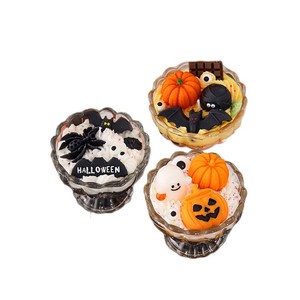 Halloween Skull Cup <b>Candle</b> Blood Orange Scent Dessert Style Aromatherapy <b>Gift</b> Party - Product Image 2