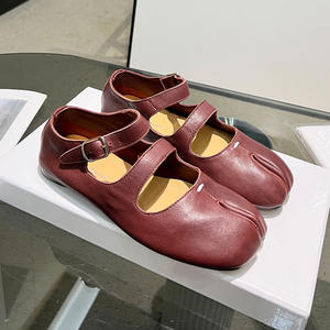 Ballerine firmate da <span class=keywords><strong>Ballerina</strong></span>: ballerine in pelle da donna a punta Modulare, comodi Slip-on Casual, mocassini da ballo leggeri - Product Image 2