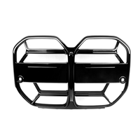 Pour BMW Série 4 G26 Gran Coupé 2021+ Style CS Grille avant noire brillante en ABS moulé par injection