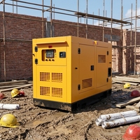 Groupe électrogène diesel 30 kW triphasé refroidi par eau 50/60 Hz avec ATS 30 kVA 50 kVA 80 kVA, groupe électrogène silencieux pour usage industriel