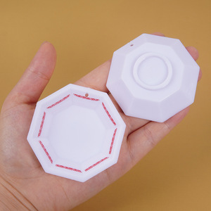 <b>Plastic</b> mini octagonal dish DIY craft empty bowl container accessories mini <b>kitchen</b> pretend <b>play</b> toy - Product Image 3