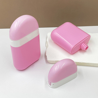 Nouvelle bouteille vide de 50 ml rose avec couvercle à clapet pour crème solaire, lotion, isolation, emballage en plastique