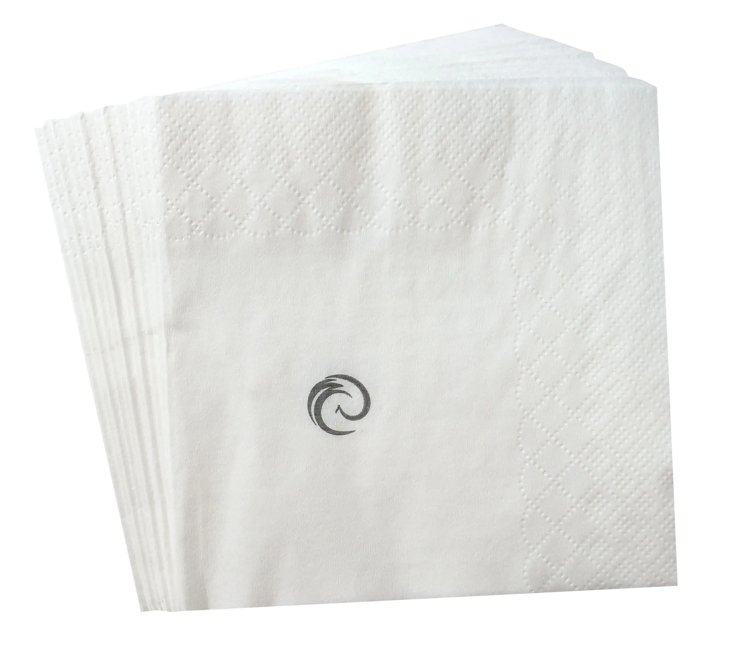 Customized Logo Full Embossing 1/4 Fold Paper Towel Napkin Tissue Paper Cocktail Paper Napkins For Restaurants