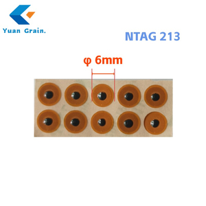 Thông tư Microchip <span class=keywords><strong>RFID</strong></span> Mini tag 13.56MHz 213 không thấm nước NFC laser có thể in theo dõi tài sản PVC vật nuôi vật liệu giấy 1K Chip - Product Image 5