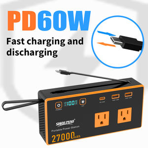 삼원계 리튬 미니 백업 배터리 휴대용 파워 스테이션 (노트북, AC 캠핑, 사무용, 노트북용 보조 배터리 스테이션) - Product Image 4