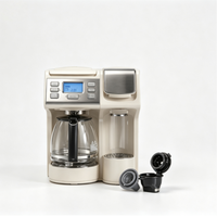 Machine à café multifonctionnelle pour la maison, minuterie programmable, réservoir d'eau de grande capacité, plusieurs options de service individuel