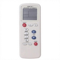 Télécommande universelle pour climatiseur K-100ES, affichage numérique LED, Code fixe, contrôleur ABS à 4 boutons