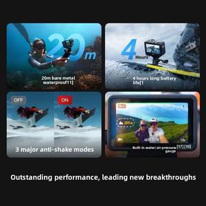 DJI Action 5 Pro, 4K/120fps + Sensor de 1/1.3 Pulgadas, Cámara de Acción Resistente al Agua, Clasificación IPX8 + 240 Minutos de Autonomía, Vista Previa en Vivo por Wi-Fi Direct - Product Image 6