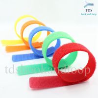 Meilleur prix, attaches-câbles auto-agrippantes réutilisables, écologiques, colorées, auto-adhésives, résistantes à la chaleur, en nylon/polyester, 12 mm