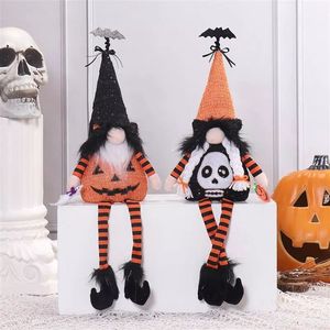 Juego de Gnomos LED de Halloween que Cambian de Color, Adorable Juguete de Peluche de Bruja con Patas Colgantes - Product Image 4