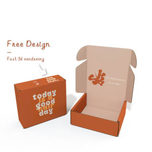 Boîtes en carton recyclables personnalisées imprimées métallisées pour l'expédition de vêtements, cadeaux, chaussures, chapeaux, boîtes de courrier pour banqueurs - Product Image 3