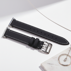 Correa de <span class=keywords><strong>Reloj</strong></span> de Cuero Genuino de Lujo, Correa de <span class=keywords><strong>Reloj</strong></span> Inteligente para <span class=keywords><strong>Mujer</strong></span> de 18, 20 y 22 mm - Product Image 6