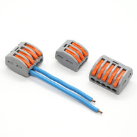 Bloc de jonction -212, connecteur rapide, câble d'alimentation rigide pour luminaire, câble de branchement, fabriqué en Chine