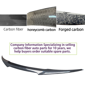 For M4 F82 M4 Style Carbon Fiber <b>Rear</b> <b>Spoiler</b> Trunk Wing 2014-2020 - Product Image 4