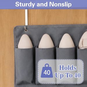 RV Shoe <b>Pockets</b> 10 <b>Pockets</b> Heavy Hanging Bedside Storage Organizer with Sturdy Hooks Storage <b>Pockets</b> Hangs on <b>Bed</b> - Product Image 3