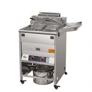 Friteuse commerciale semi-automatique de haute qualité pour frites, aliments soufflés, poulet et cacahuètes - Product Image 6